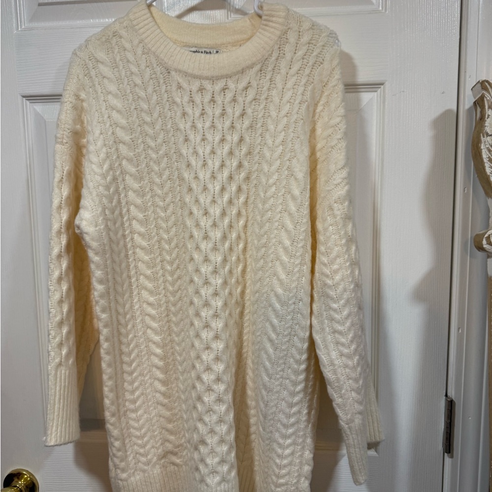 Abercrombie Cable Knit Sweater Dress